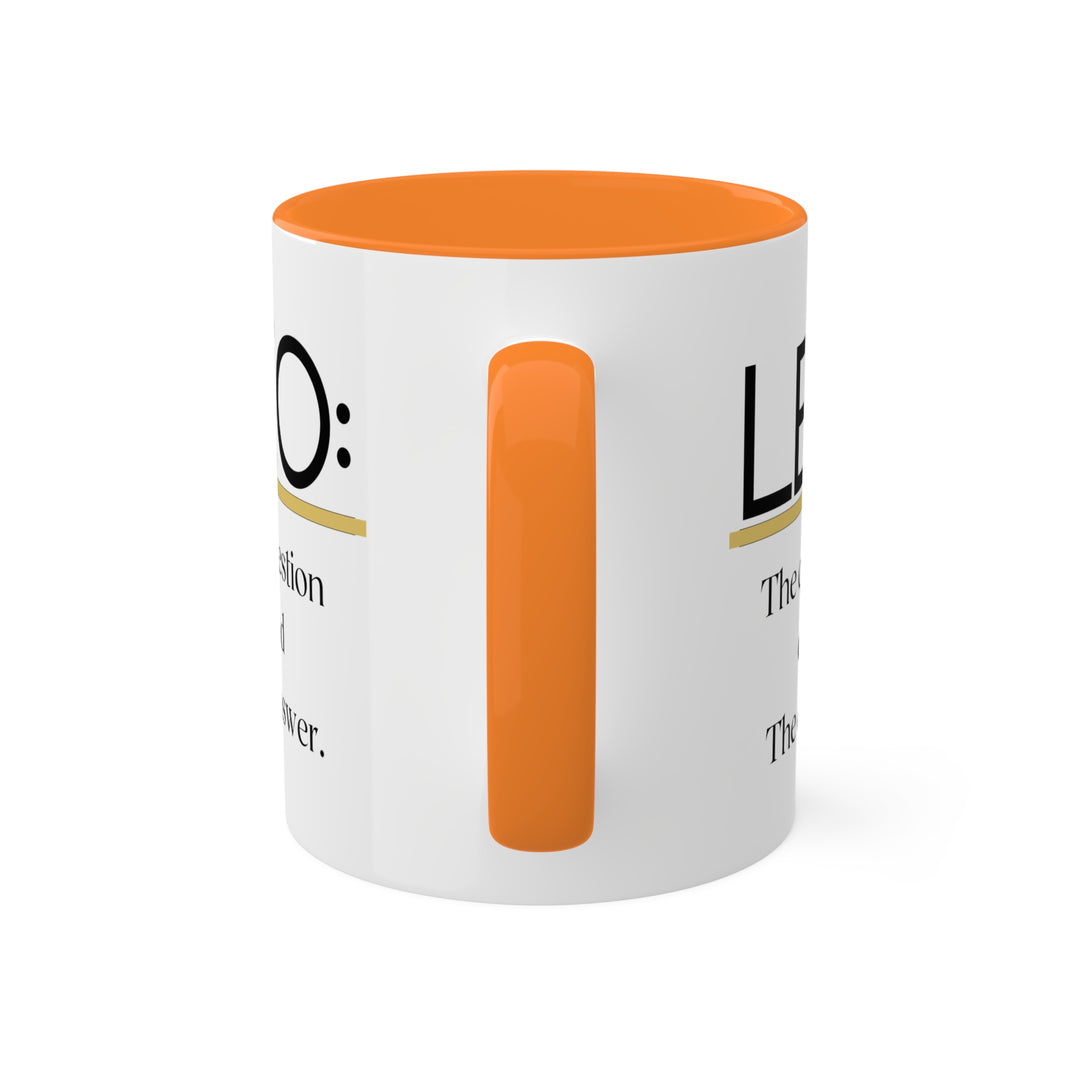 Leo Zodiac Colorful Mug