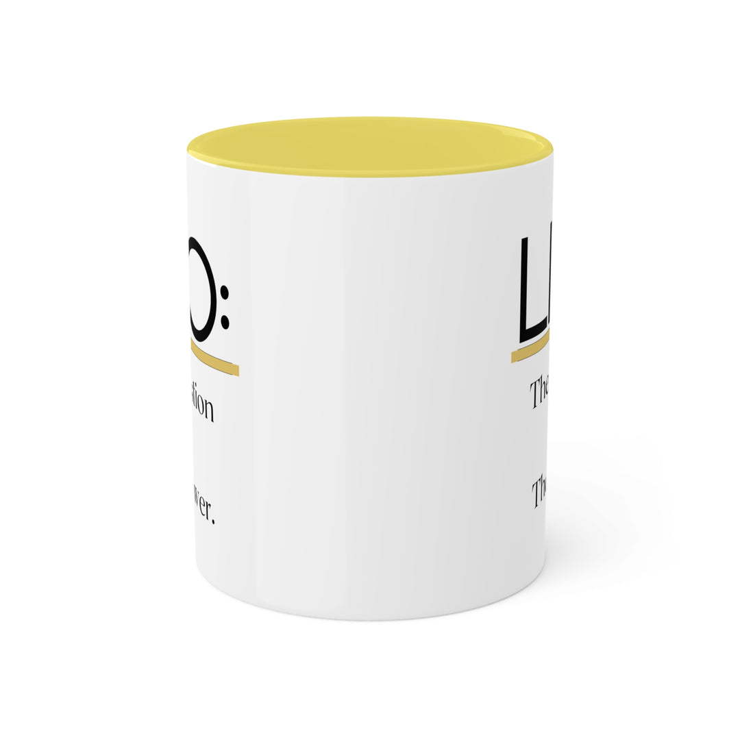 Leo Zodiac Colorful Mug