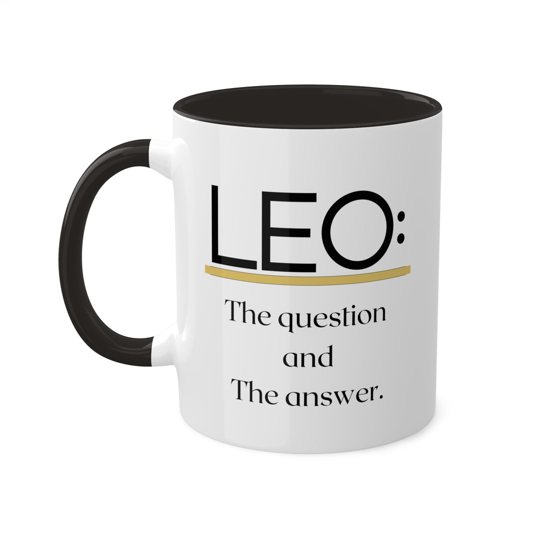 Leo Zodiac Colorful Mug