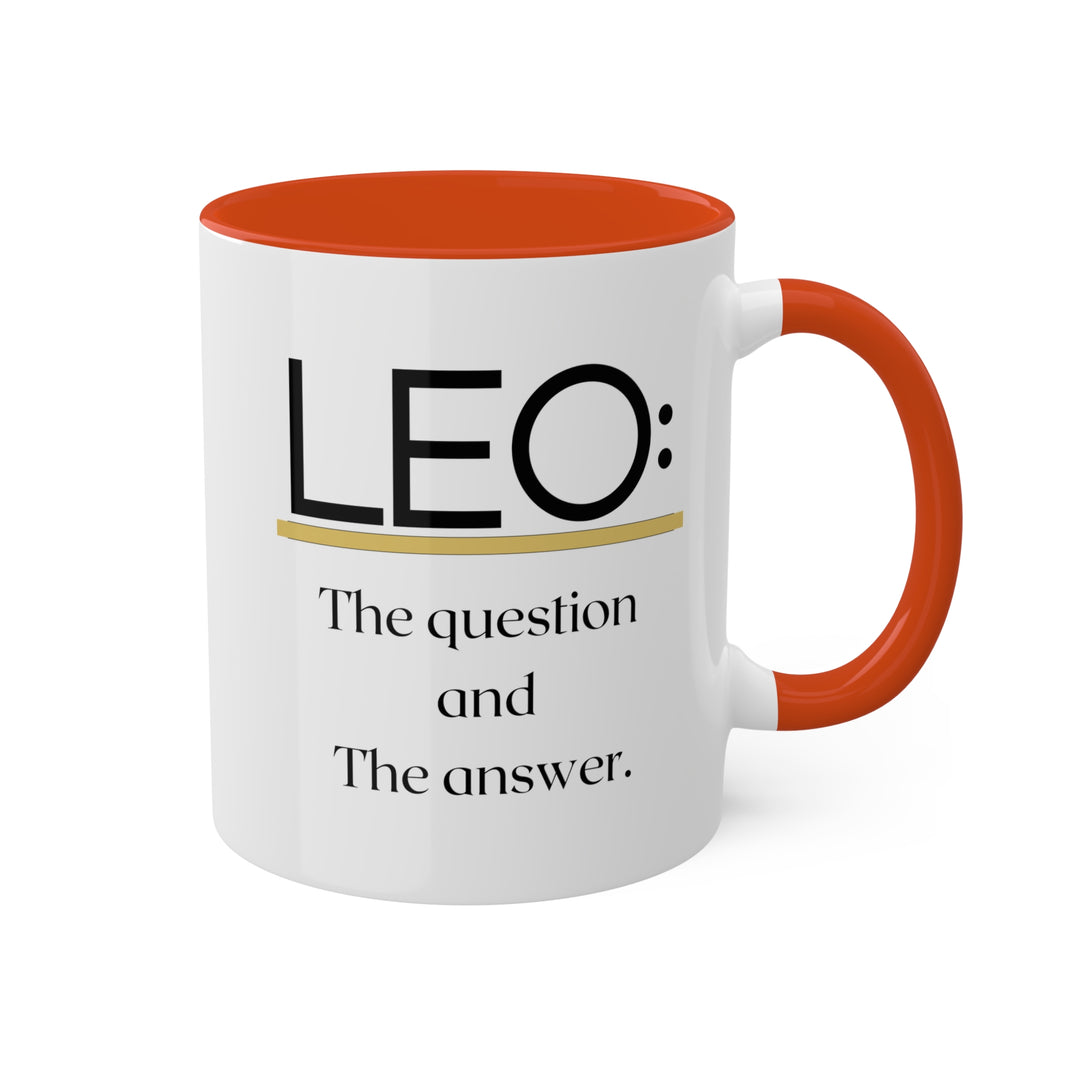 Leo Zodiac Colorful Mug