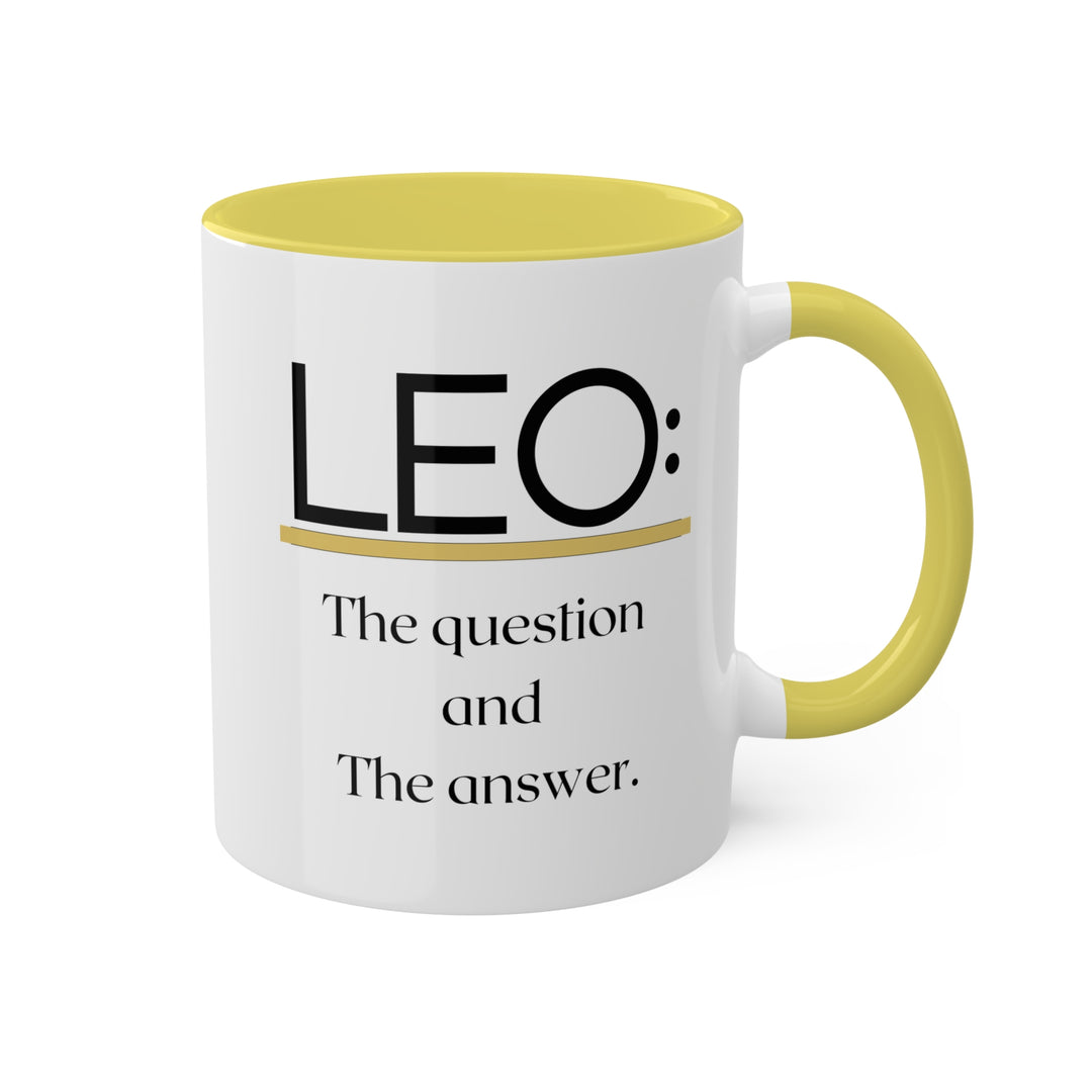 Leo Zodiac Colorful Mug