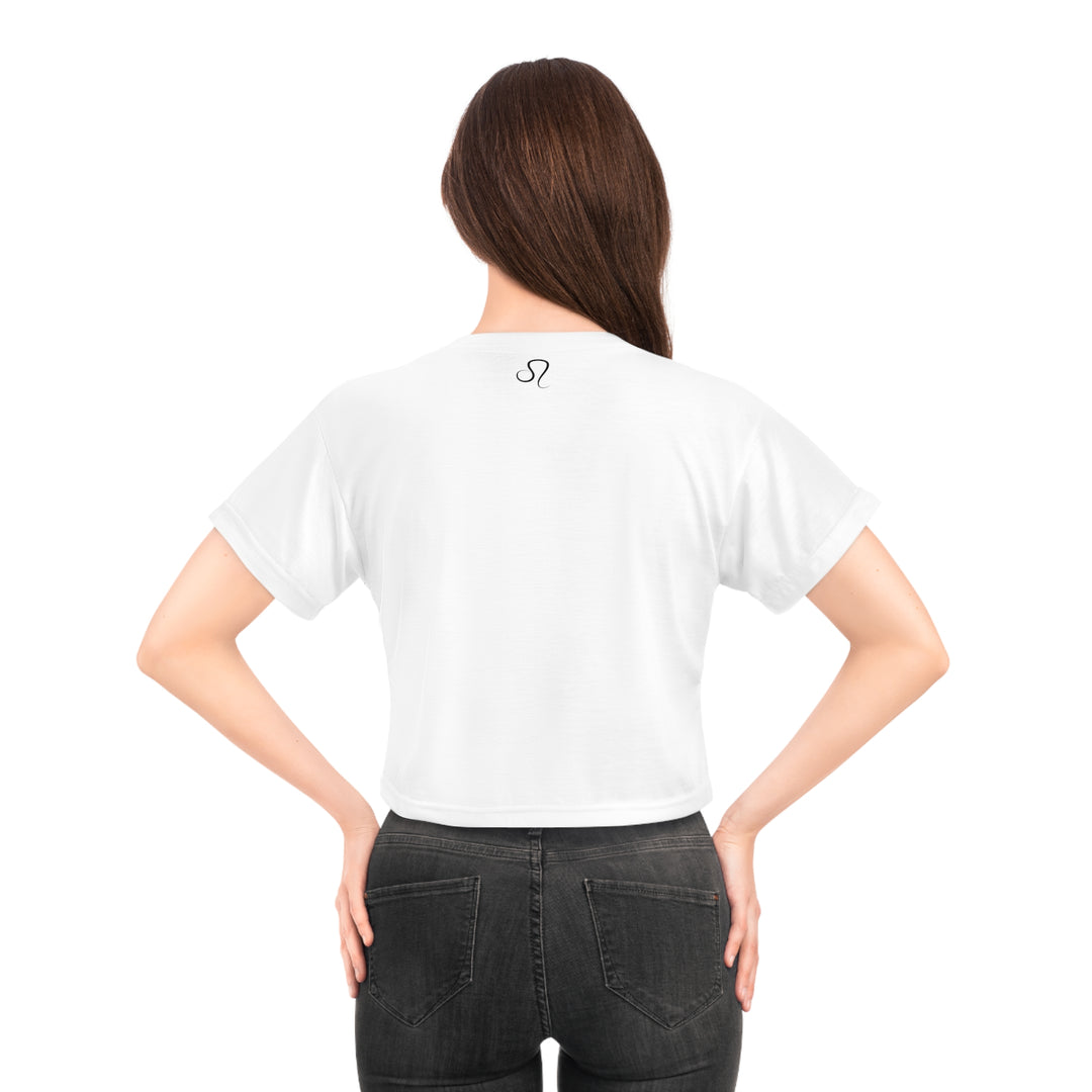 Leo Traits zodiac crop top