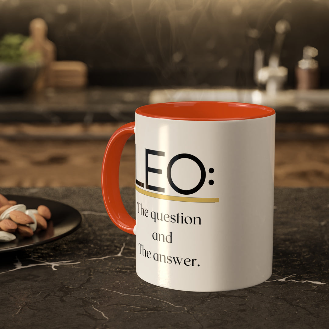 Leo Zodiac Colorful Mug