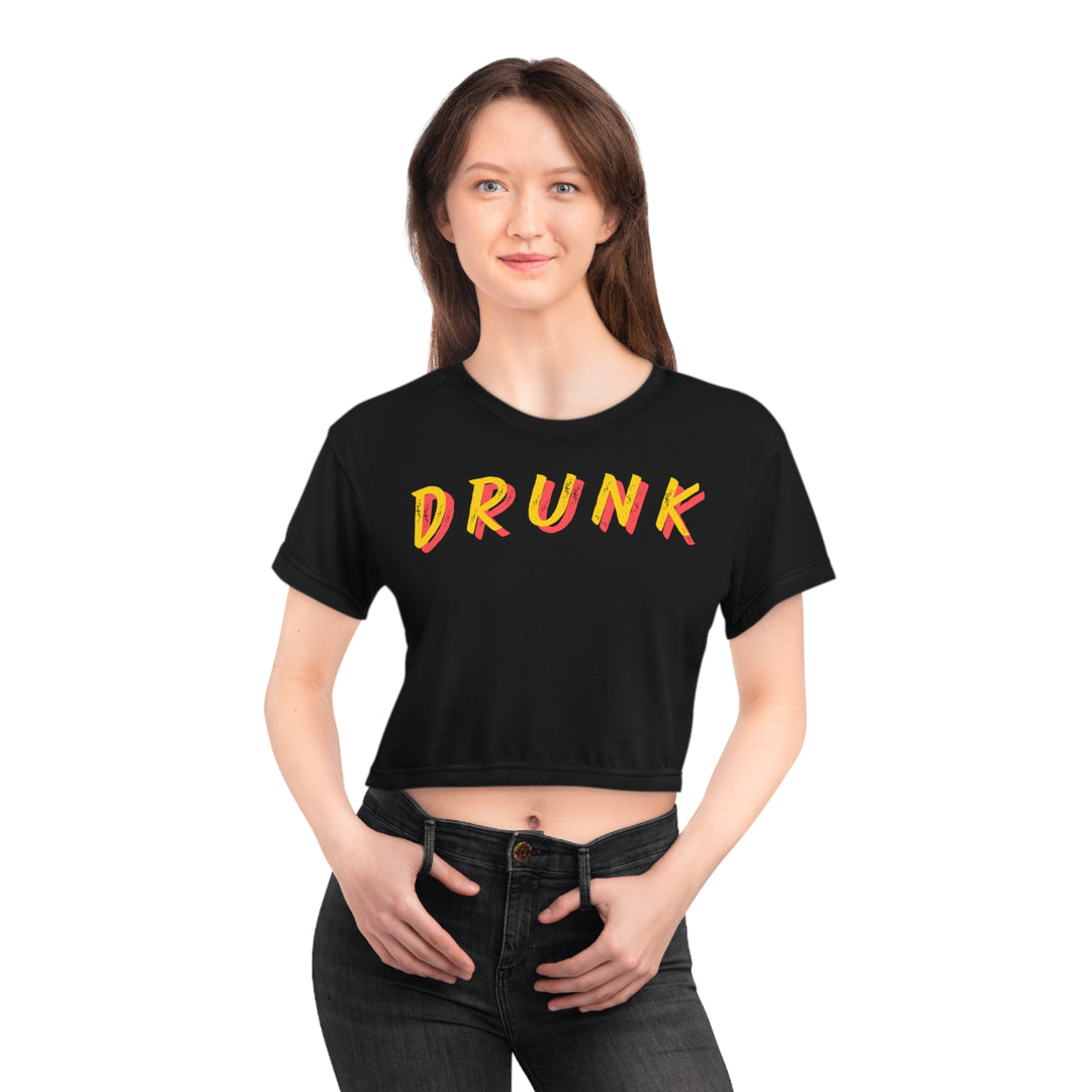Empower Your Style with Our 'Drunk Crop Top - Trendy & Bold Apparel"