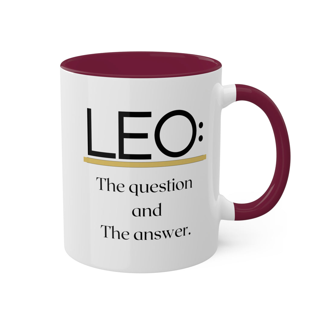Leo Zodiac Colorful Mug