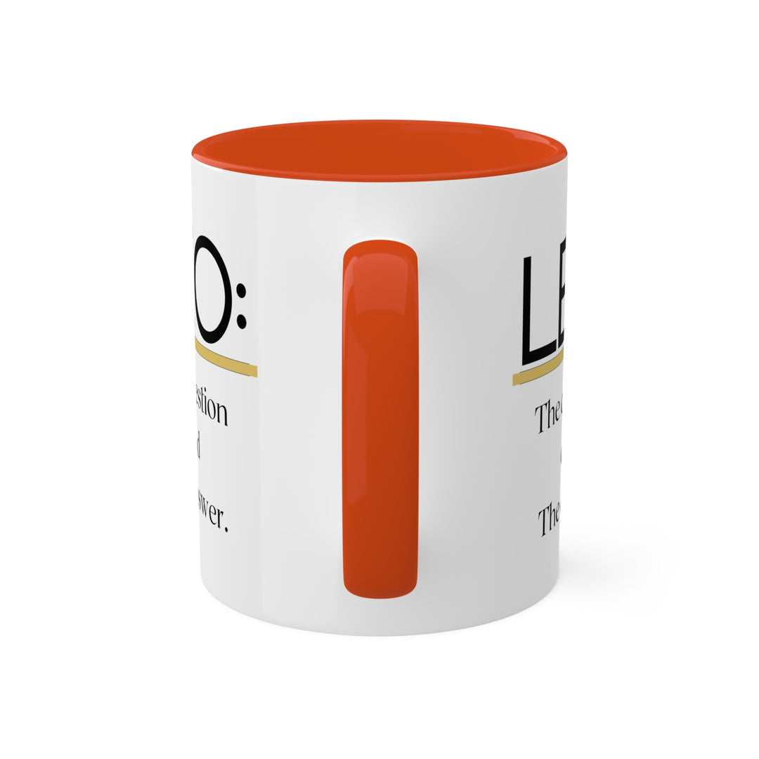 Leo Zodiac Colorful Mug