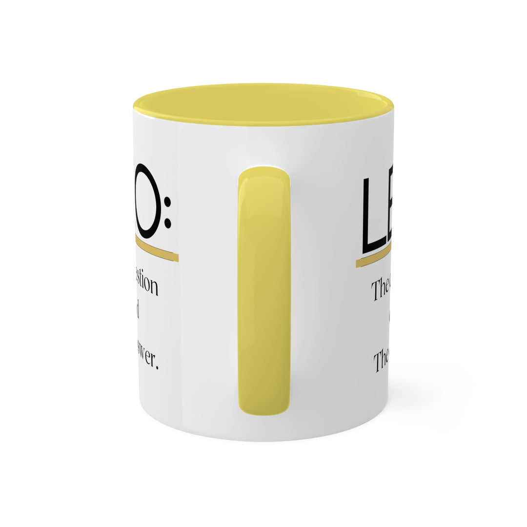 Leo Zodiac Colorful Mug