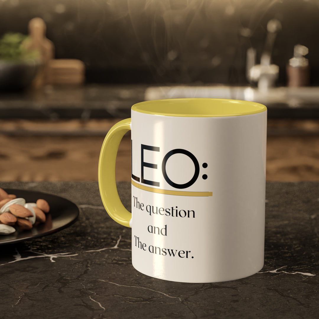 Leo Zodiac Colorful Mug