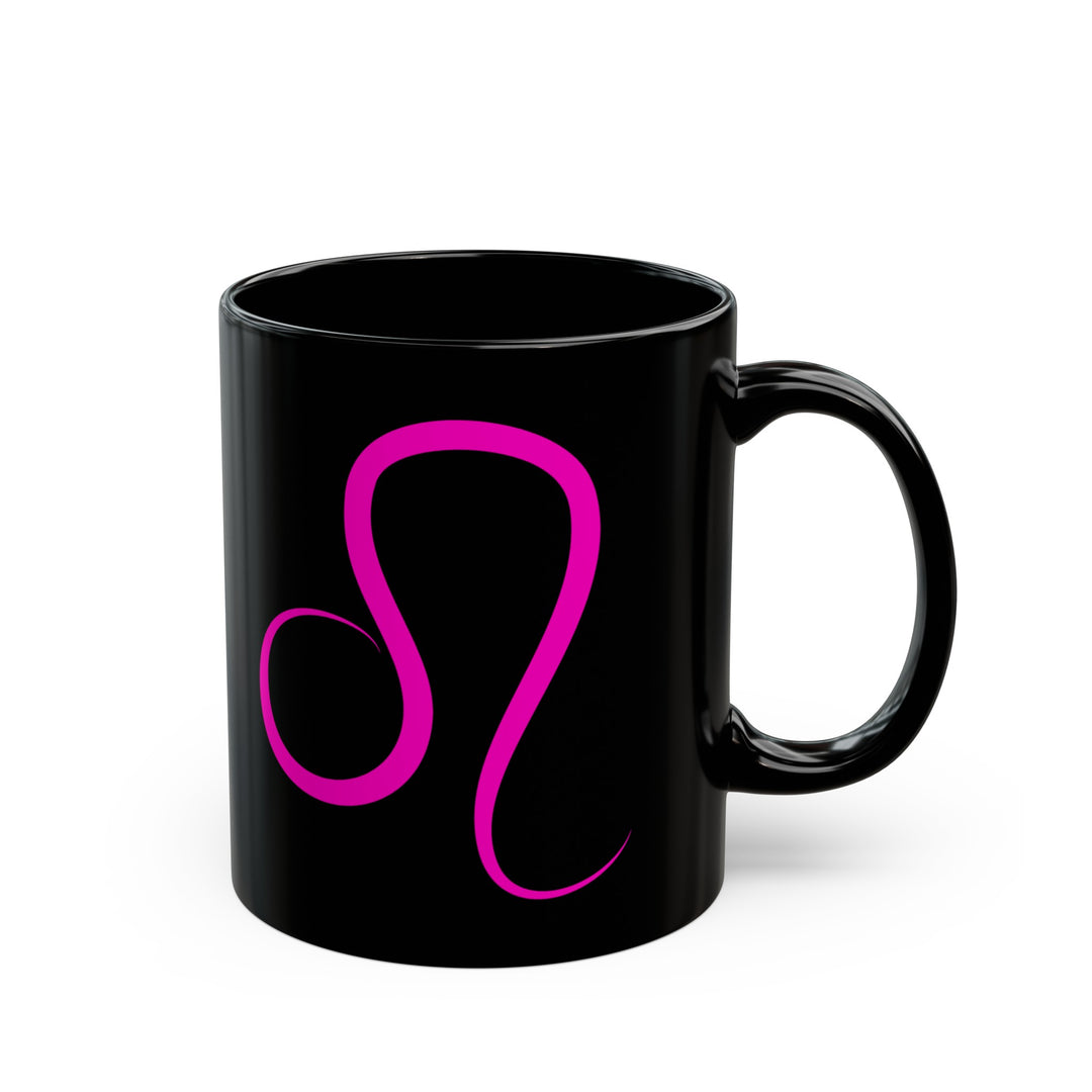 Leo Zodiac Pink Signature Logo Mug