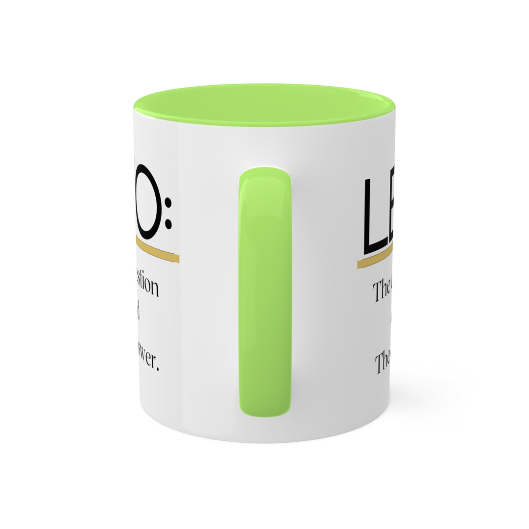 Leo Zodiac Colorful Mug