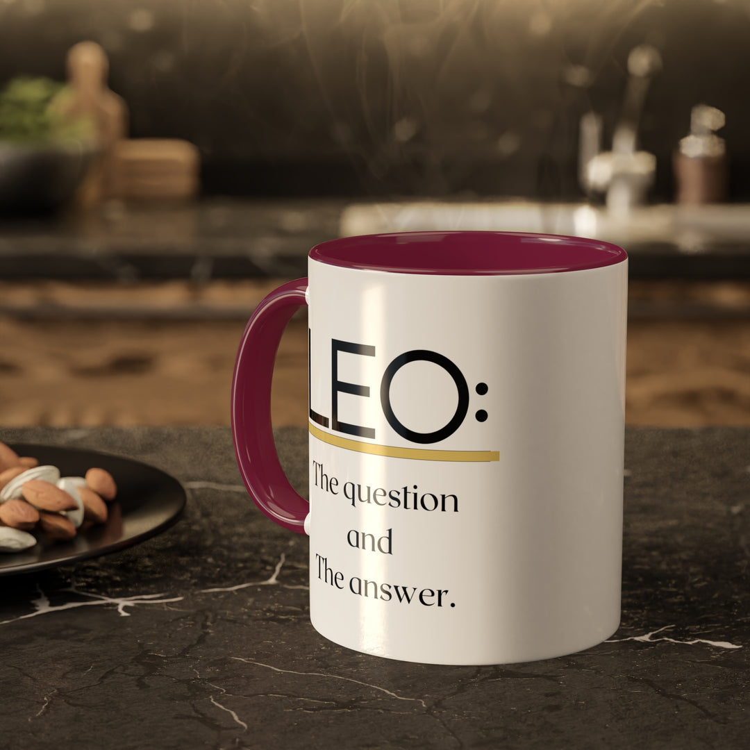 Leo Zodiac Colorful Mug