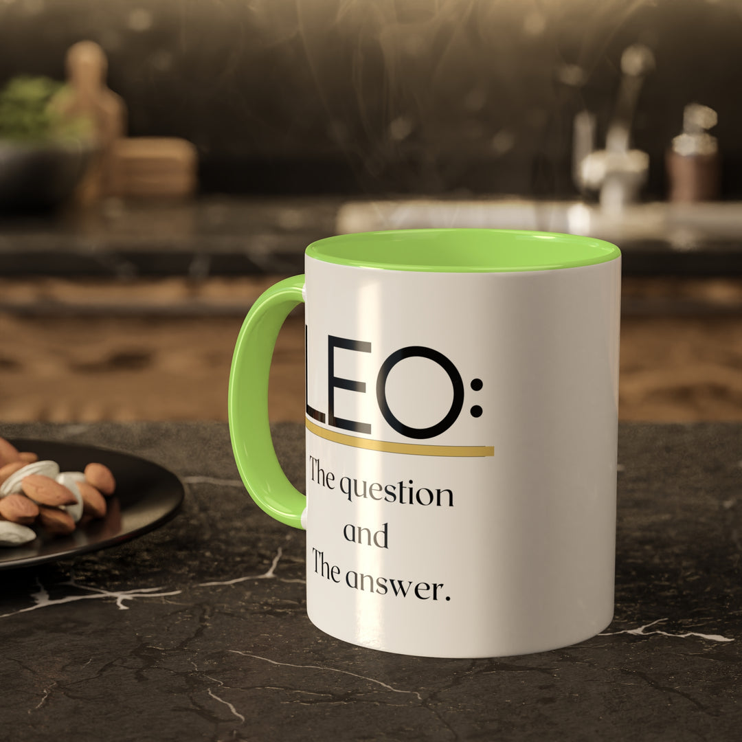 Leo Zodiac Colorful Mug