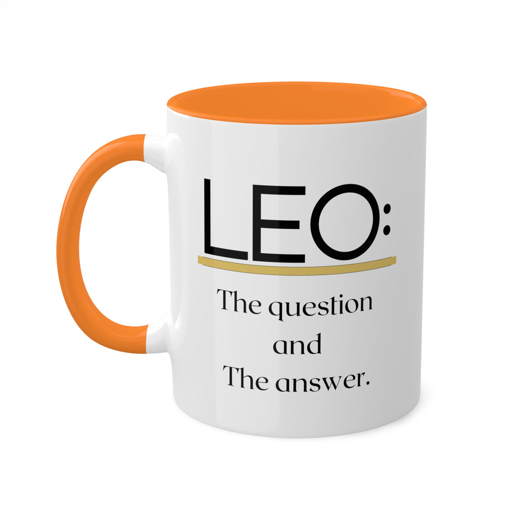 Leo Zodiac Colorful Mug