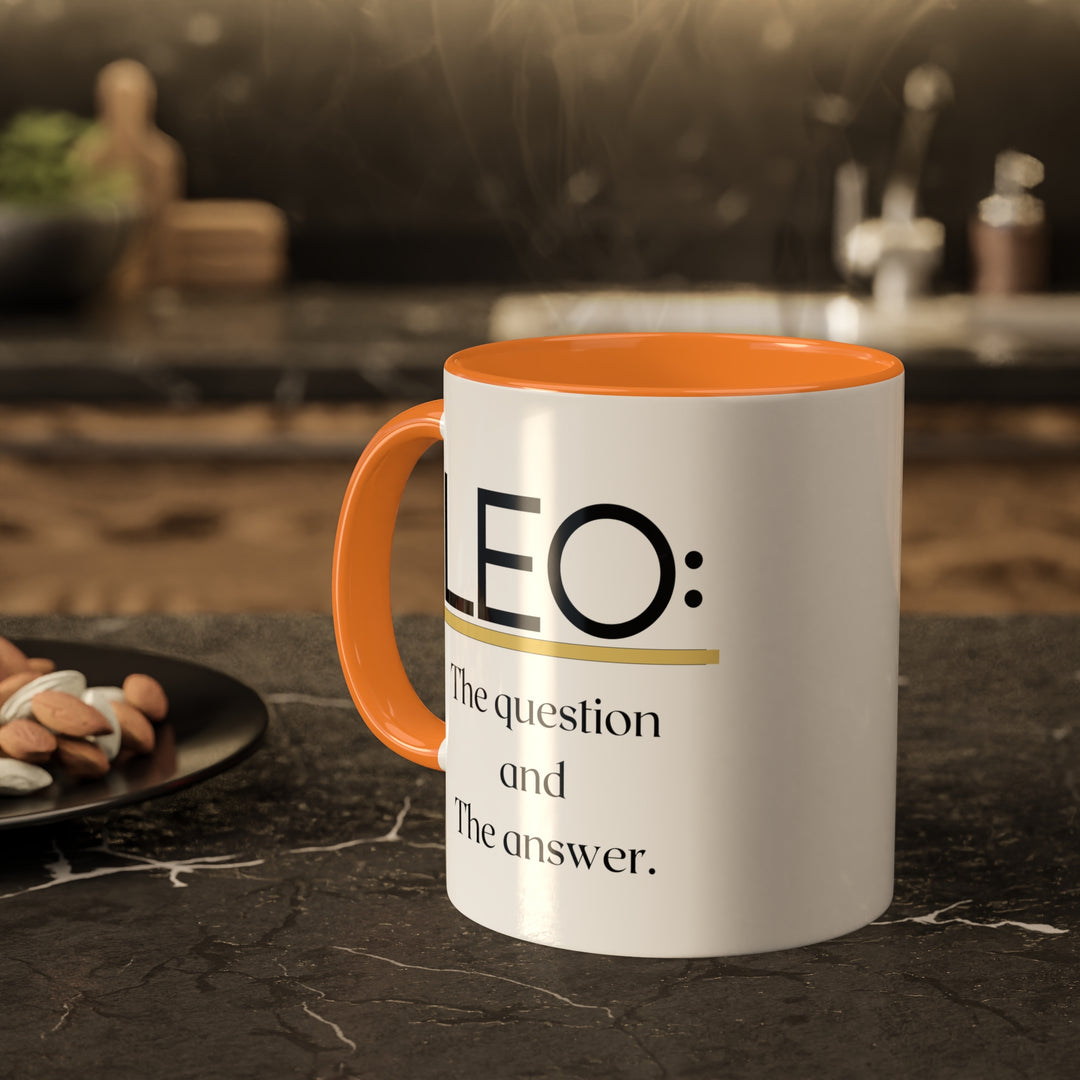 Leo Zodiac Colorful Mug