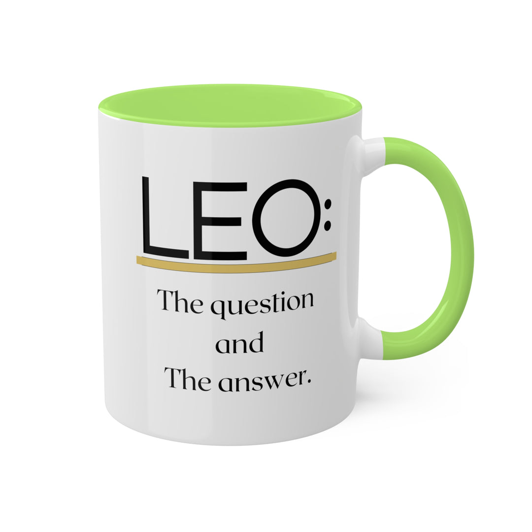 Leo Zodiac Colorful Mug