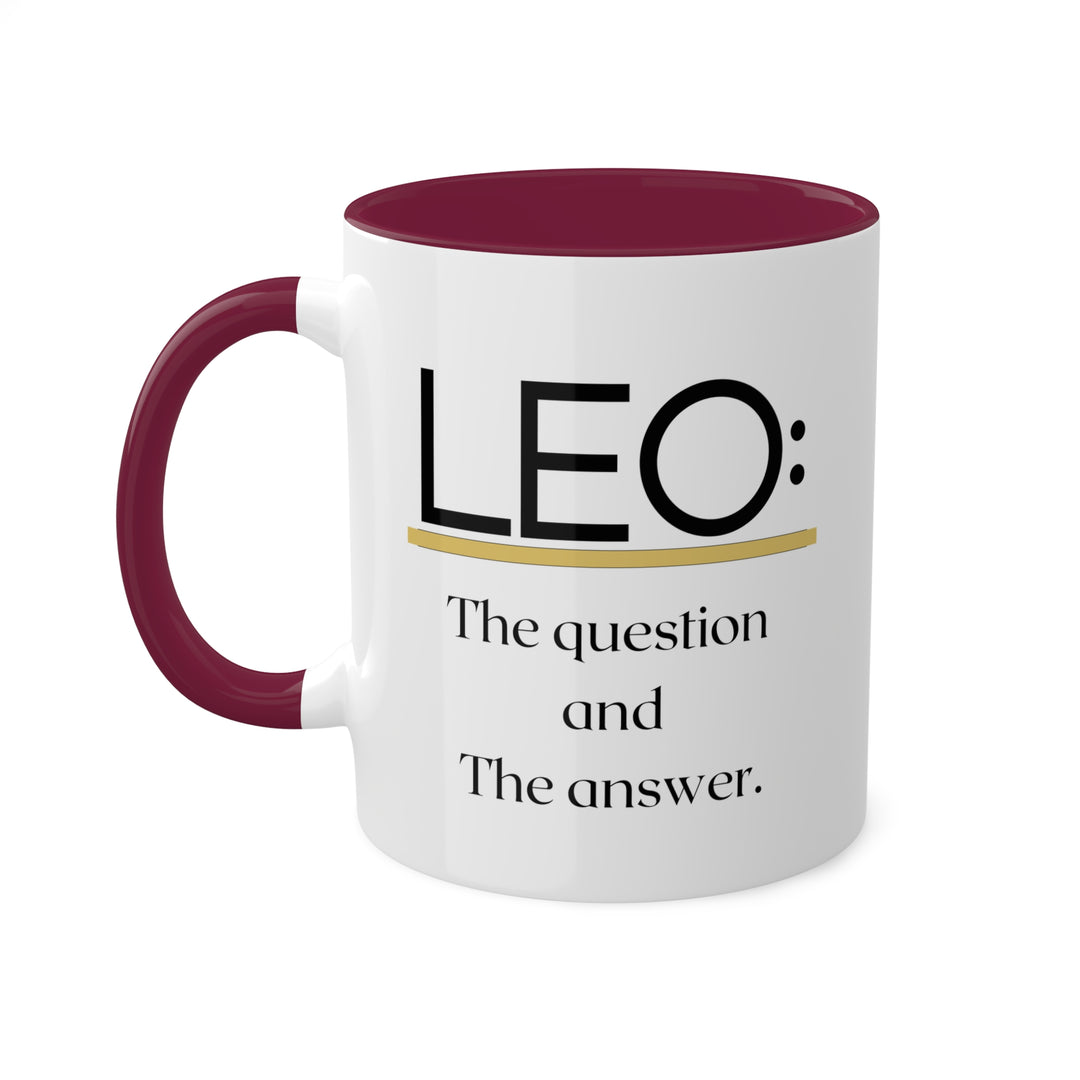 Leo Zodiac Colorful Mug