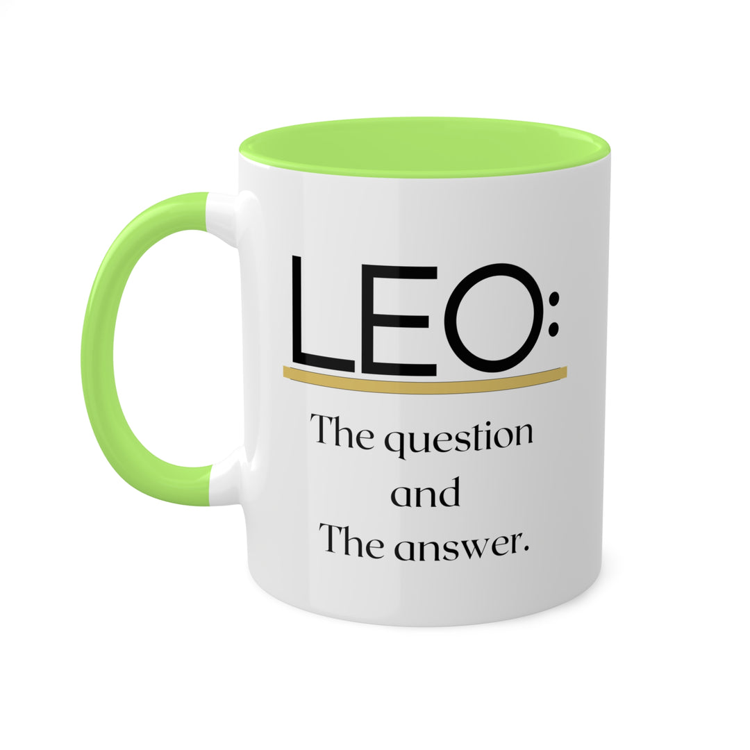 Leo Zodiac Colorful Mug