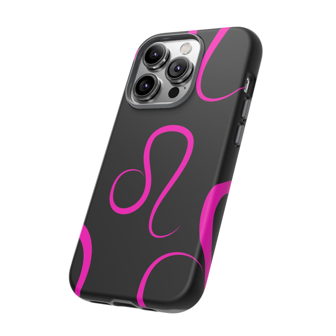 Hot Pink Leo Tough phone case