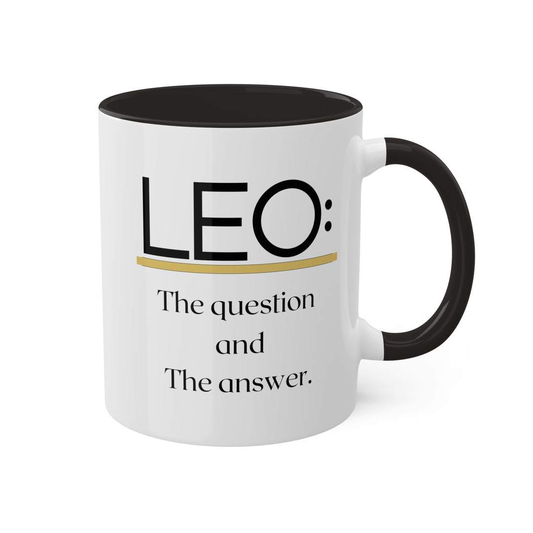 Leo Zodiac Colorful Mug