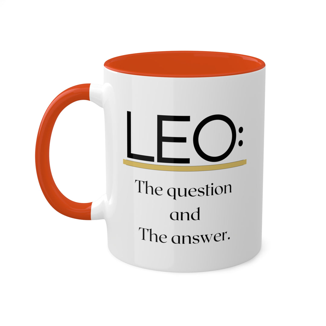 Leo Zodiac Colorful Mug