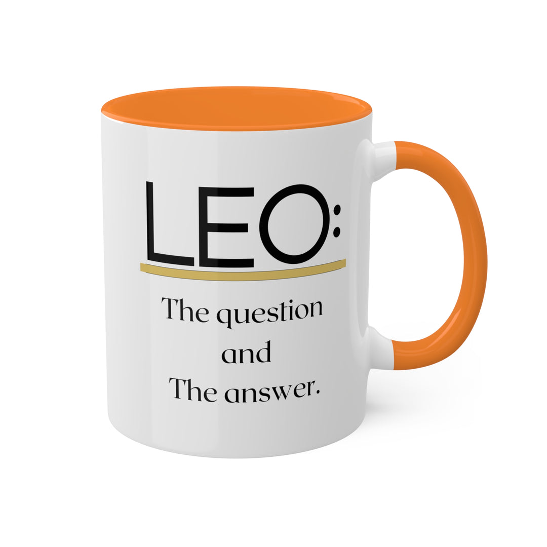 Leo Zodiac Colorful Mug