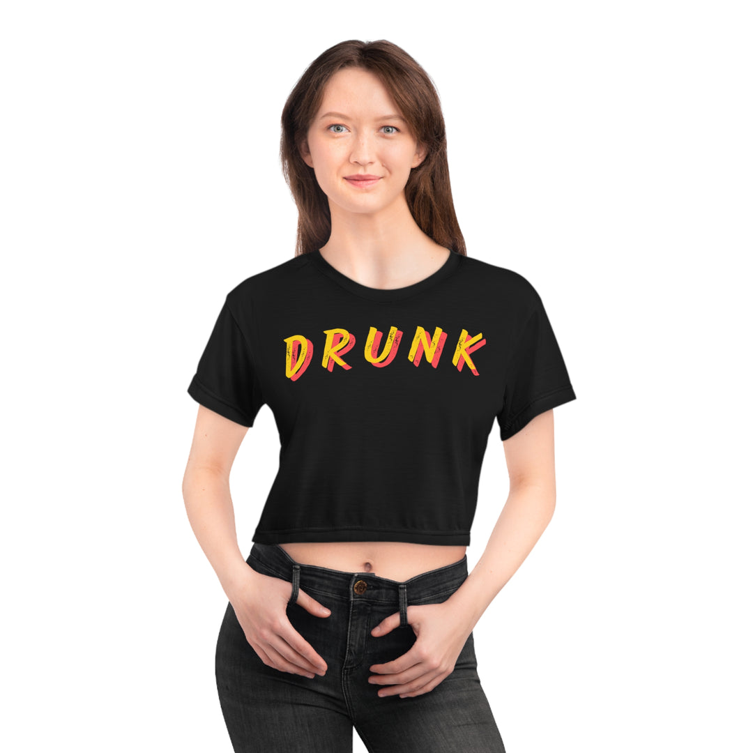 Empower Your Style with Our 'Drunk Crop Top - Trendy & Bold Apparel"