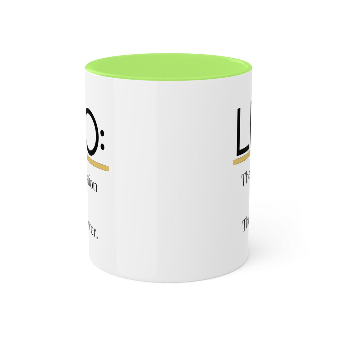 Leo Zodiac Colorful Mug