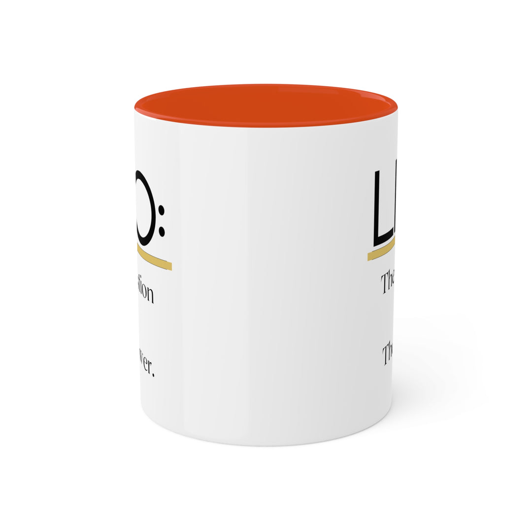 Leo Zodiac Colorful Mug