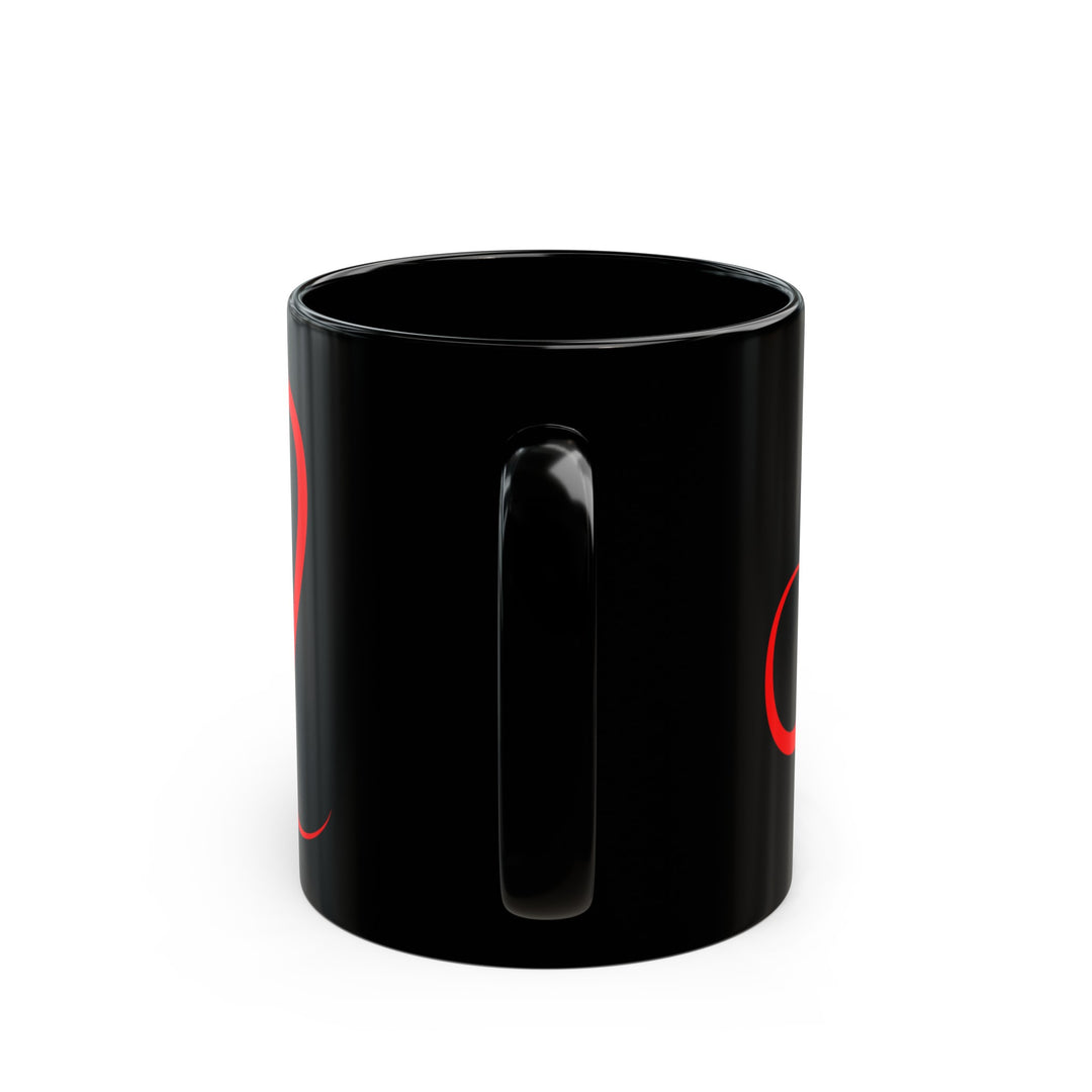 Leo Zodiac Red Signature Logo Mug