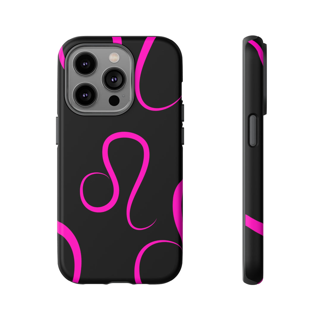 Hot Pink Leo Tough phone case