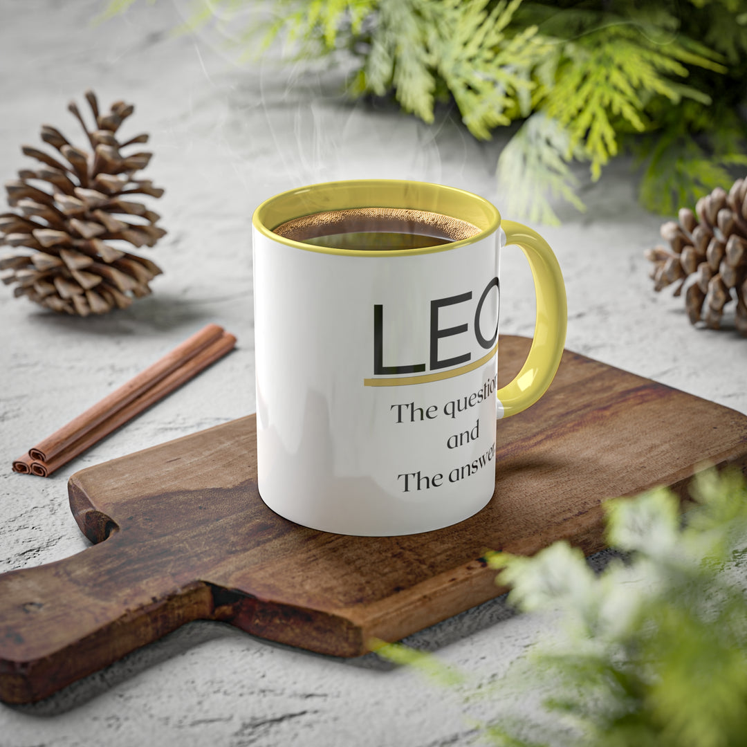 Leo Zodiac Colorful Mug