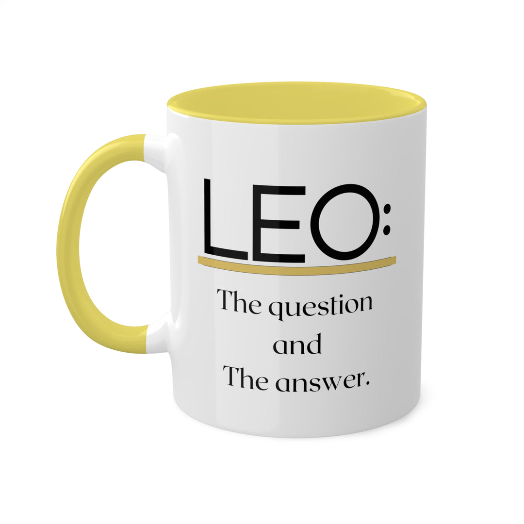 Leo Zodiac Colorful Mug