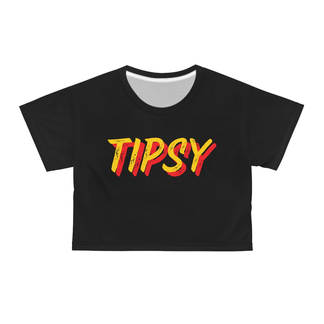 "Sip in Style: Trendy 'Tipsy' Crop Top for Fun Nights Out"