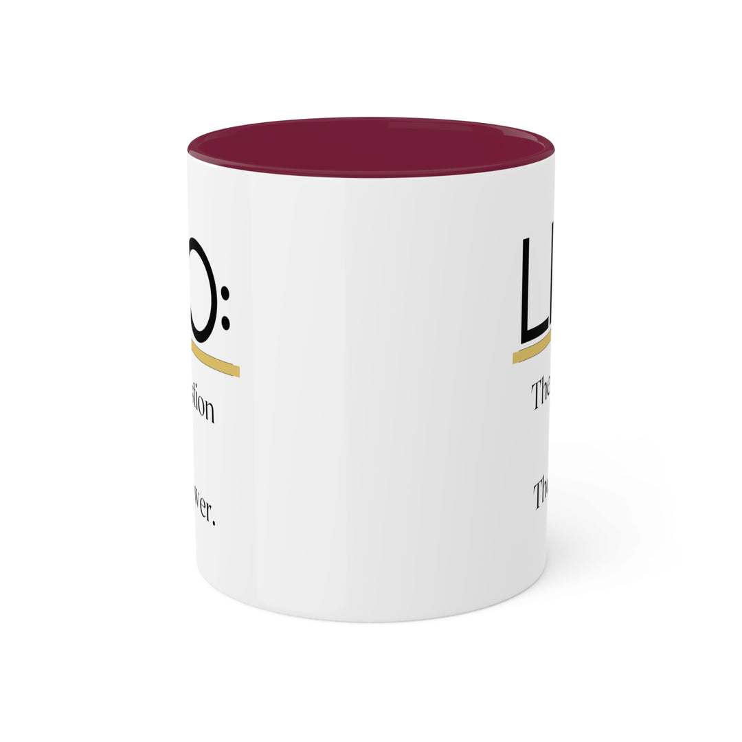 Leo Zodiac Colorful Mug