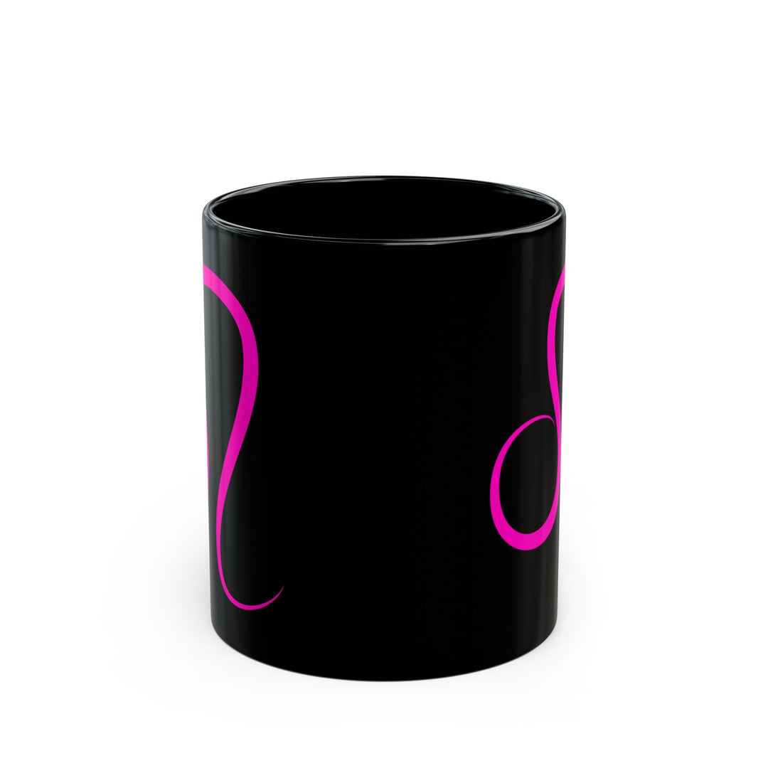 Leo Zodiac Pink Signature Logo Mug