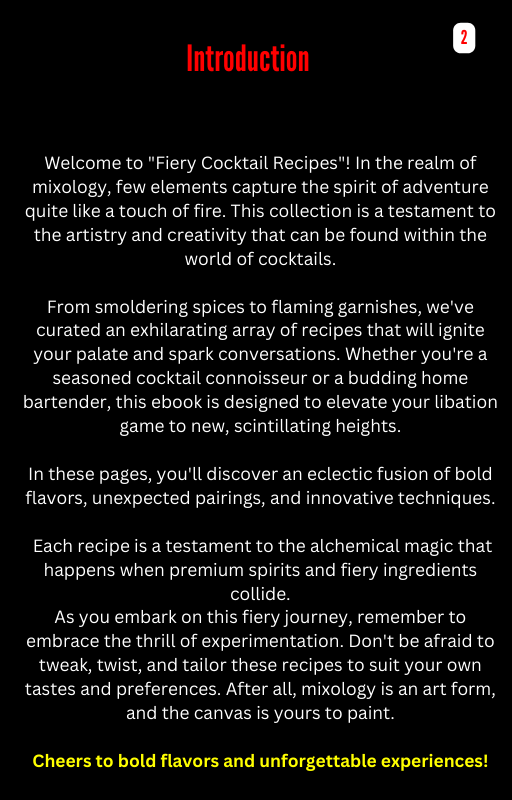 Easy & Exclusive Fiery Recipes (EBOOK) (INSTANT DOWNLOAD)