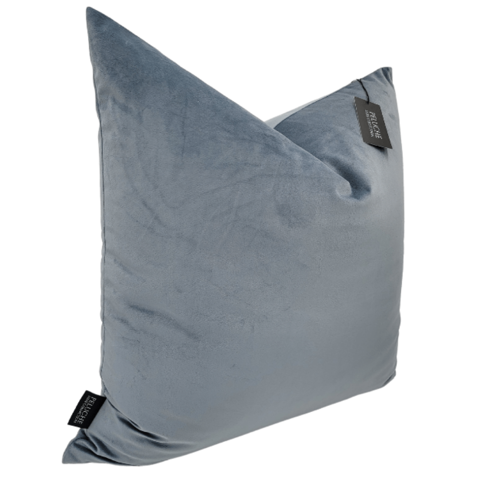 "SLATE" DECORATIVE VELVET PILLOW COVER"