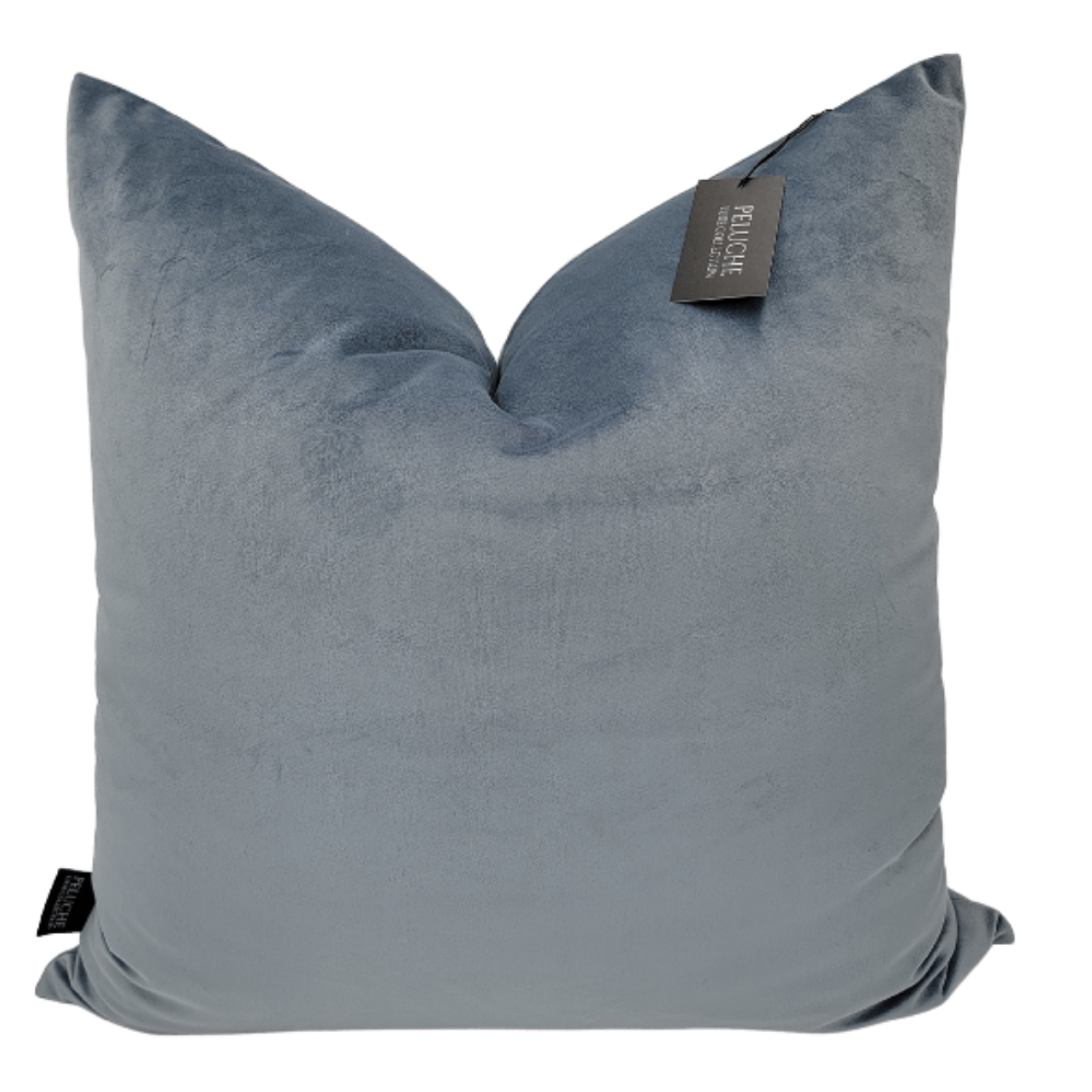 "SLATE" DECORATIVE VELVET PILLOW COVER"