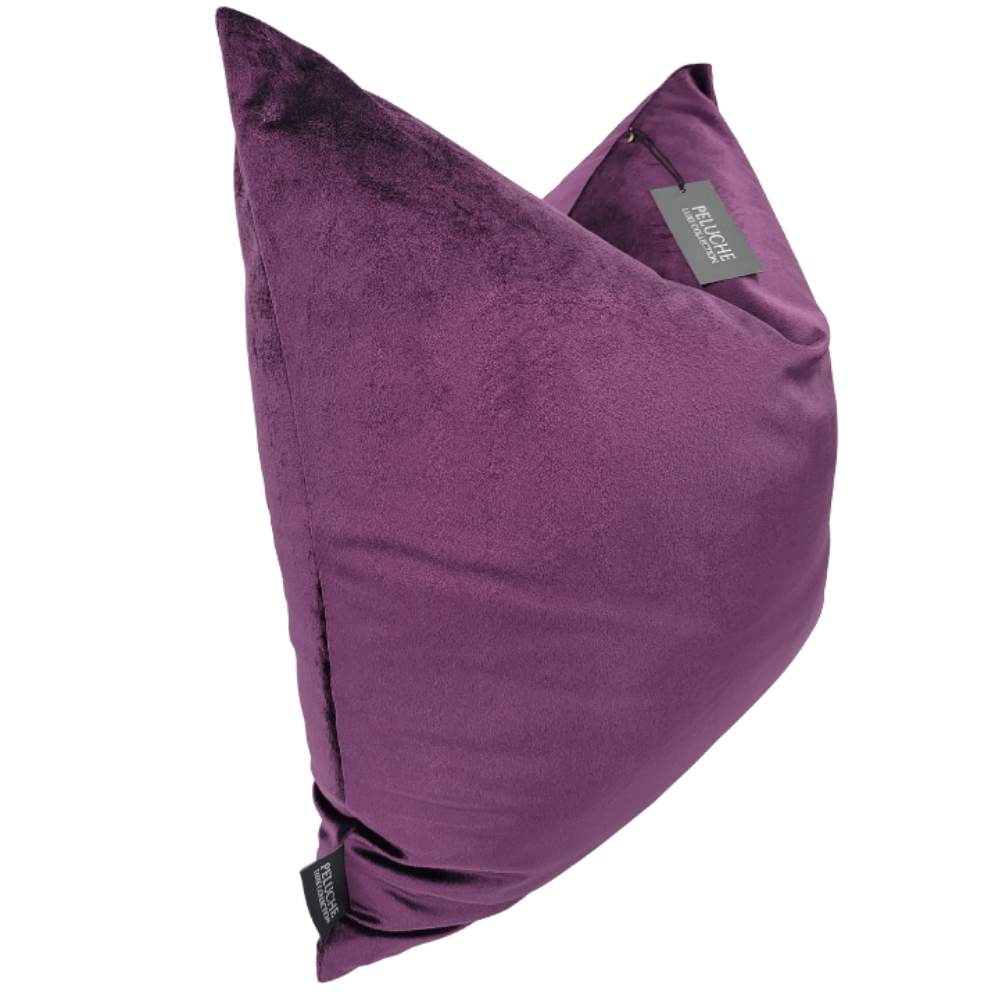 "QUEENIE" Purple velvet pillow cover