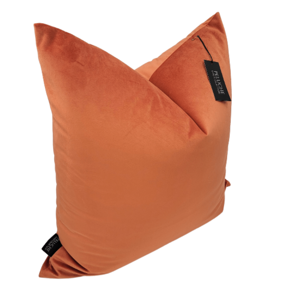 "TANGERINE" ORANGE DECORATIVE PILLOW COVER