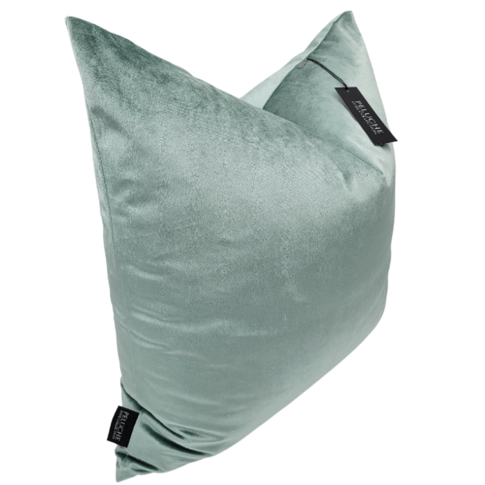 "Minty" Mint green decorative pillow cover