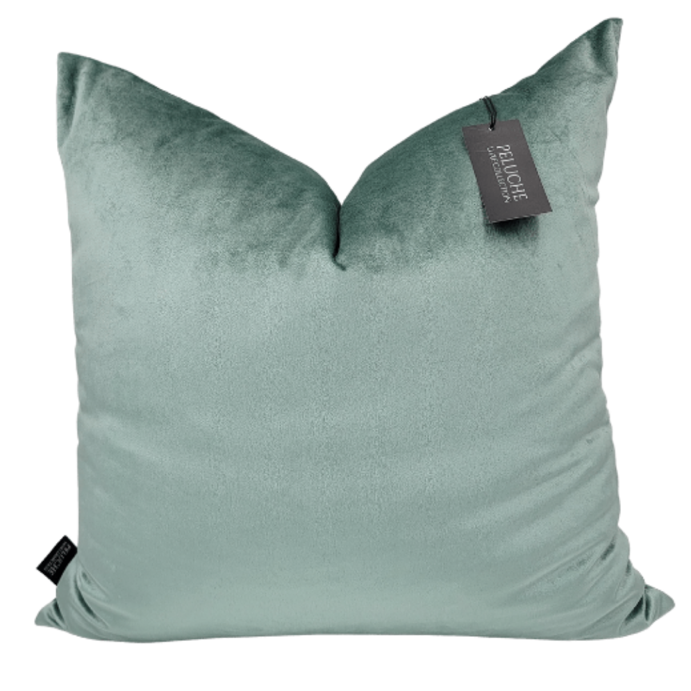 "Minty" Mint green decorative pillow cover