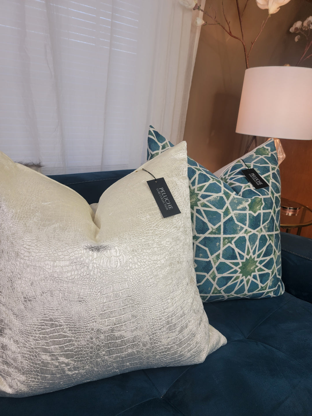 Whitney Velvet Decorative Throw Pillow Covers, Modern Bedding Accents