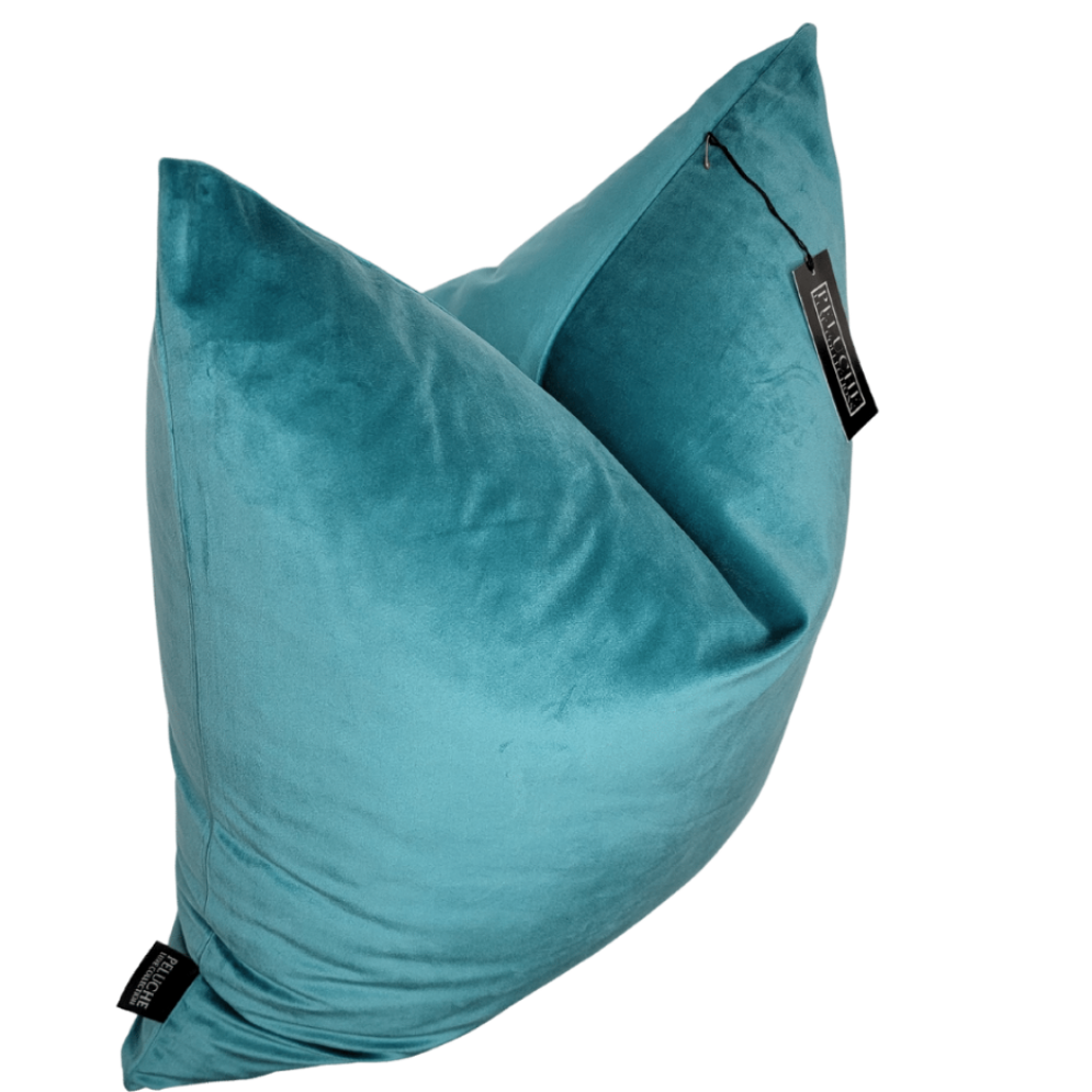 "TURQUOISE" Decorative  velvet throw pillow cover