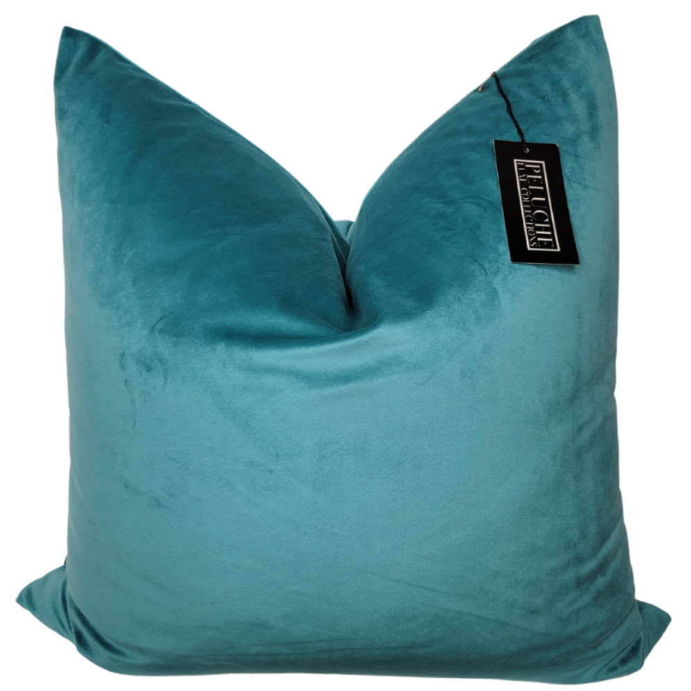 "TURQUOISE" Decorative  velvet throw pillow cover